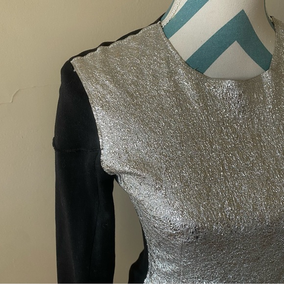 RARE!!! TER ET BANTINE SILVER TOP LONG
SLEEVE ZIPPER SIZE 38EU(XS) - Picture 6 of 9